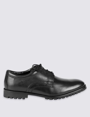 Lace Up Pointed Derby Shoes